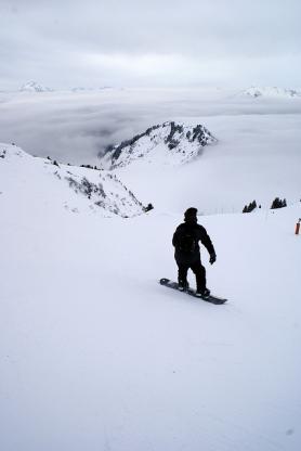 Rakousko - snowboarding