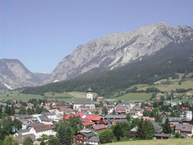 Pohled na rakouský Gröbming