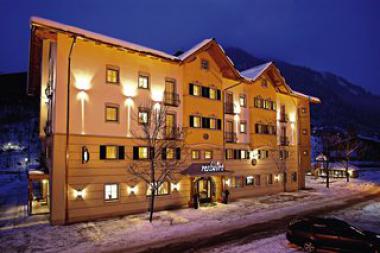 Rakouský hotel Reslwirt v zimě