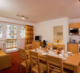 Rakouský aparthotel Central - kuchyňka