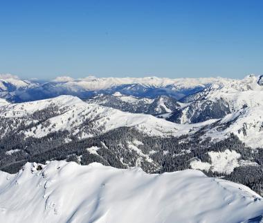 Okolní horská krajina střediska Zauchensee