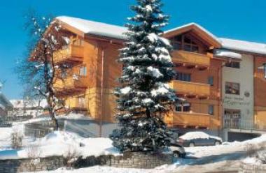 Rakouský hotel Metzgerwirt v zimě