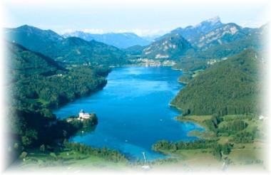 Salcburské jezero Fuschlsee